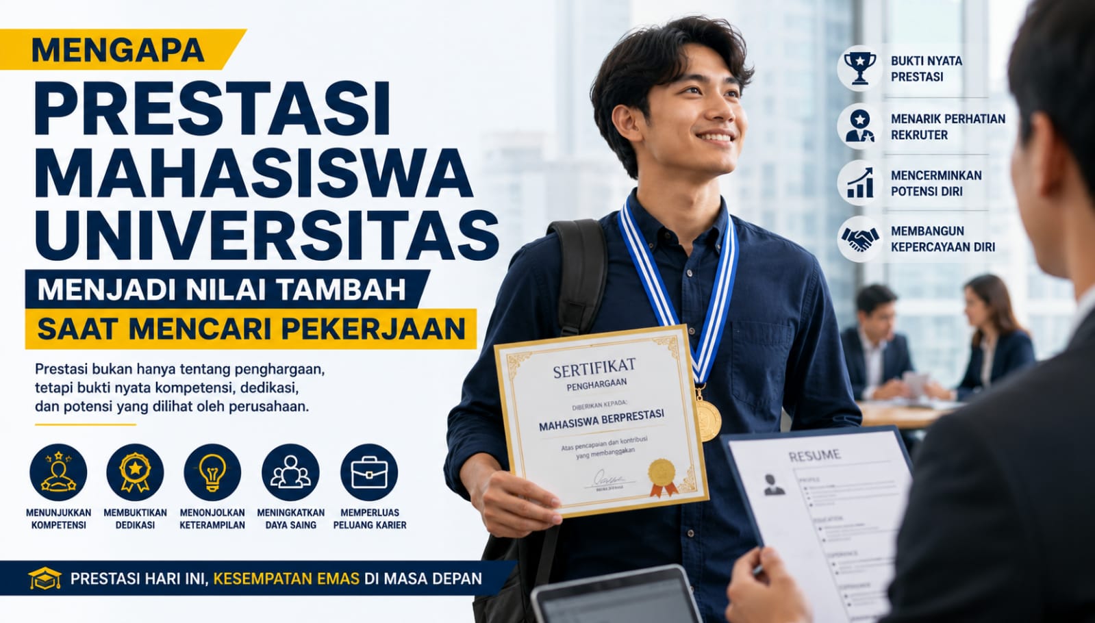 Mengapa Prestasi Mahasiswa Universitas Menjadi Nilai Tambah Saat Mencari Pekerjaan?