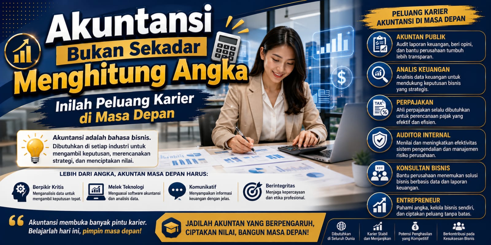 Akuntansi Bukan Sekadar Menghitung Angka Inilah Peluang Karier di Masa Depan