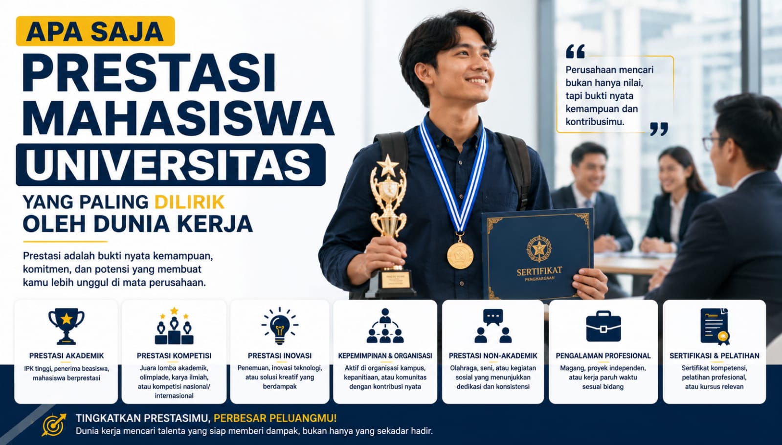 Apa Saja Prestasi Mahasiswa Universitas Yang Paling Dilirik Oleh Dunia Kerja?