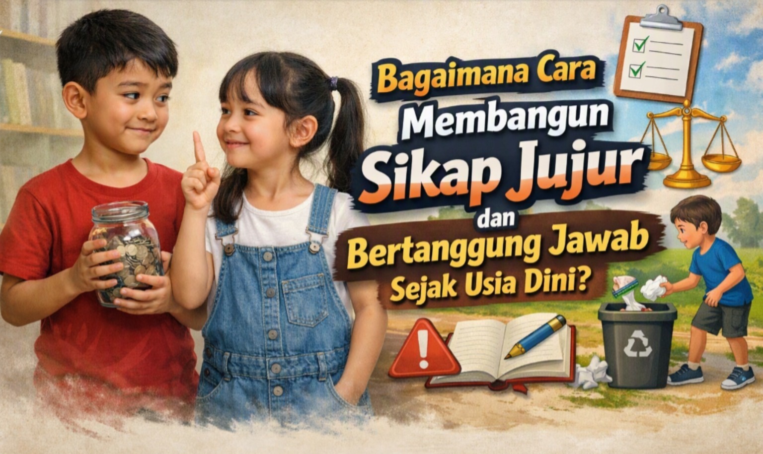 Bagaimana Cara Membangun Sikap Jujur dan Bertanggung Jawab Sejak Usia Dini?