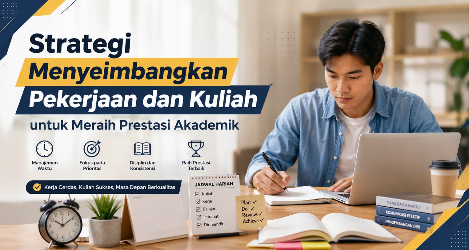 Strategi Menyeimbangkan Pekerjaan dan Kuliah untuk Meraih Prestasi Akademik