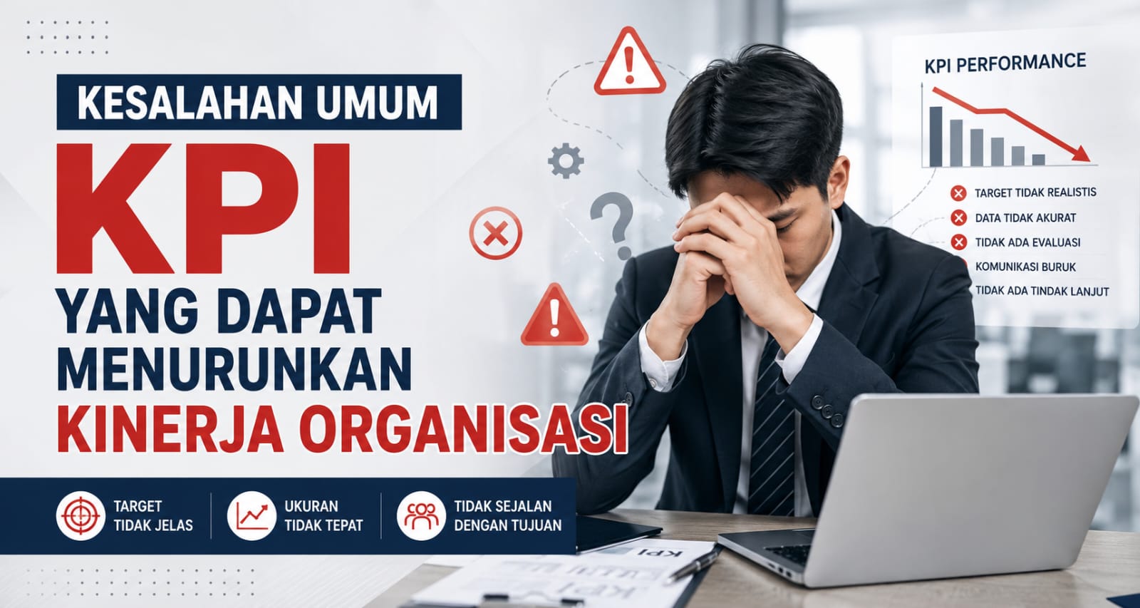 Kesalahan Umum KPI yang Dapat Menurunkan Kinerja Organisasi