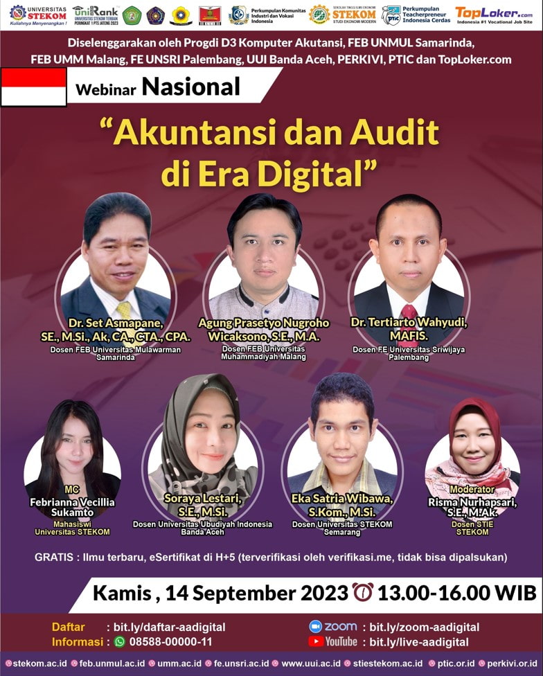 WEBINAR NASIONAL Akuntansi dan Audit di Era Digital