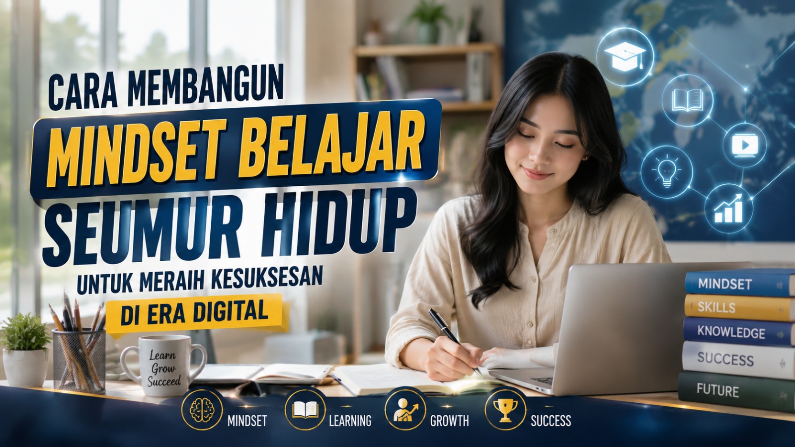 Cara Membangun Mindset Belajar Seumur Hidup untuk Meraih Kesuksesan di Era Digital