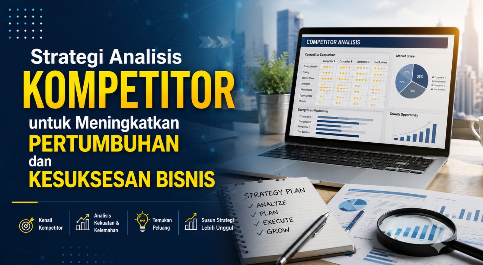 Strategi Analisis Kompetitor untuk Meningkatkan Pertumbuhan dan Kesuksesan Bisnis