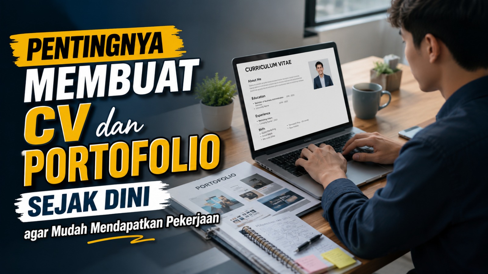 Pentingnya Membuat CV dan Portofolio Sejak Dini agar Mudah Mendapatkan Pekerjaan