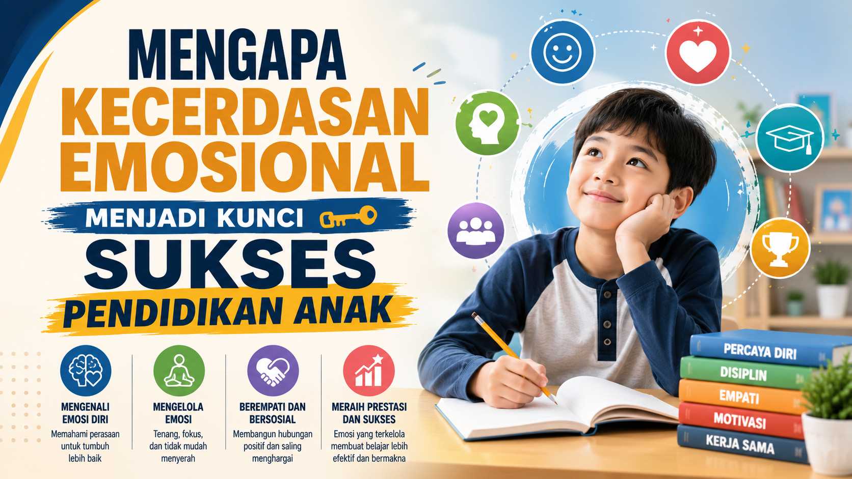 Mengapa Kecerdasan Emosional Menjadi Kunci Sukses Pendidikan Anak?
