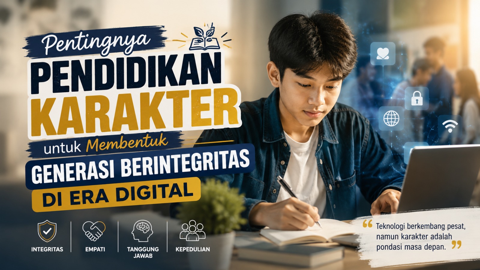Pentingnya Pendidikan Karakter untuk Membentuk Generasi Berintegritas di Era Digital