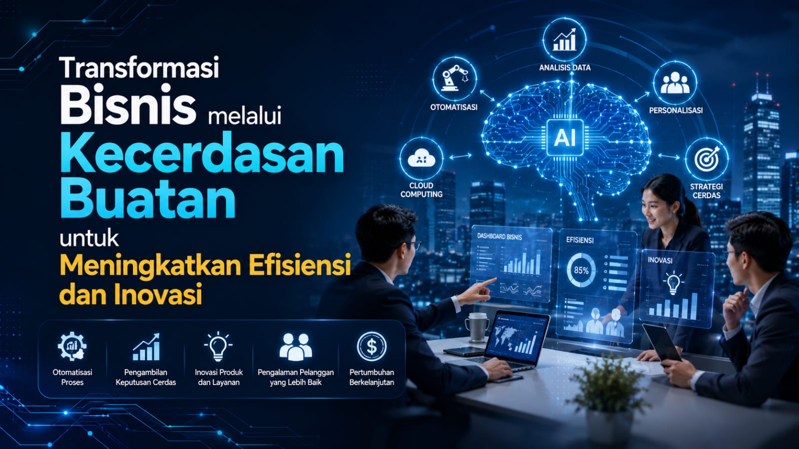Transformasi Bisnis melalui Kecerdasan Buatan untuk Meningkatkan Efisiensi dan Inovasi