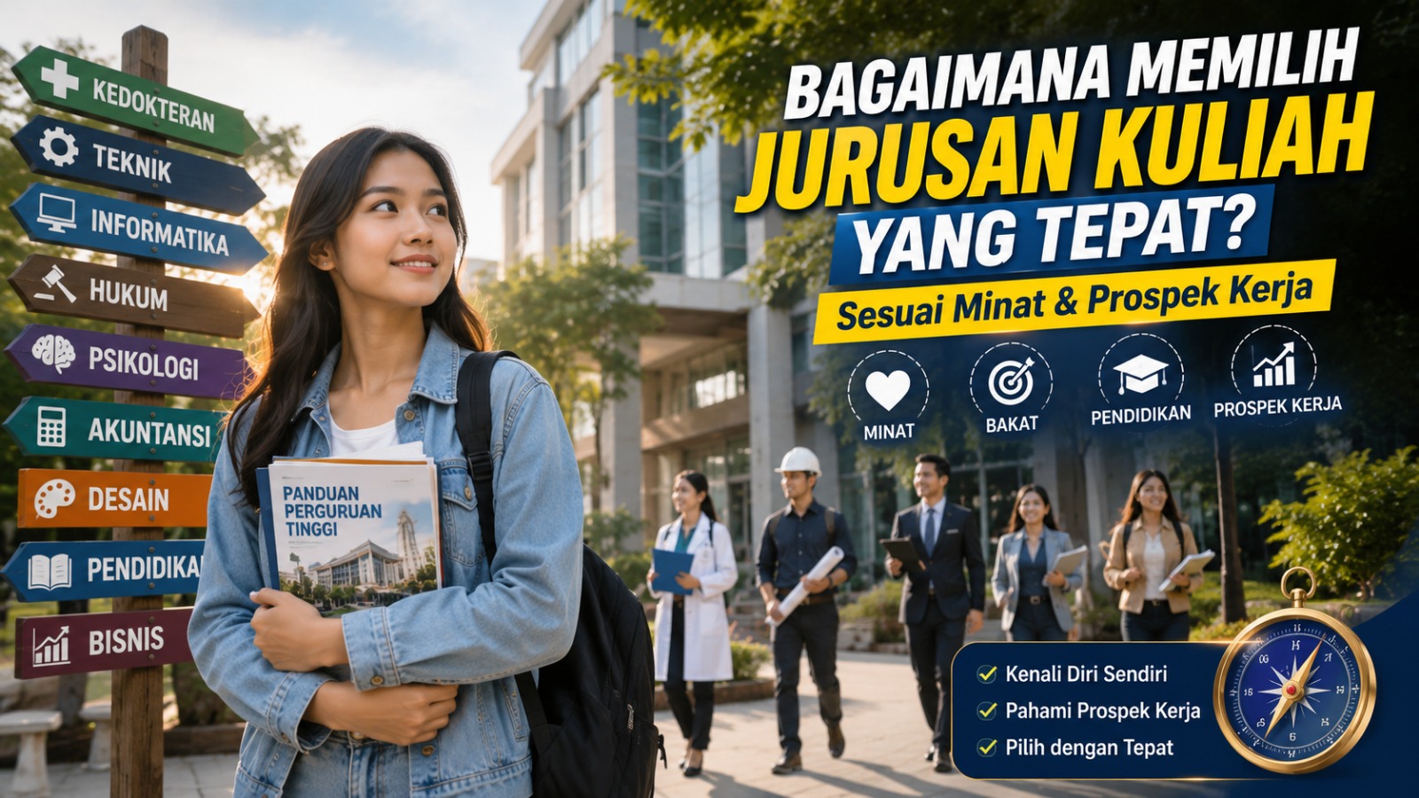 Bagaimana Memilih Jurusan Kuliah Yang Tepat Sesuai Minat Dan Prospek Kerja?