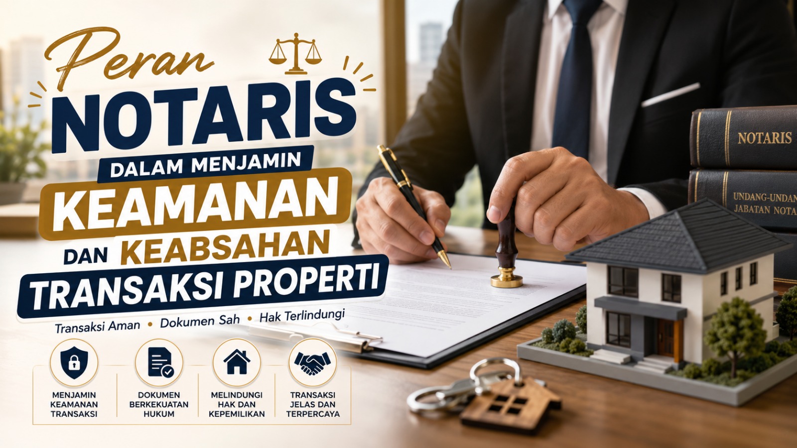 Peran Notaris dalam Menjamin Keamanan dan Keabsahan Transaksi Properti