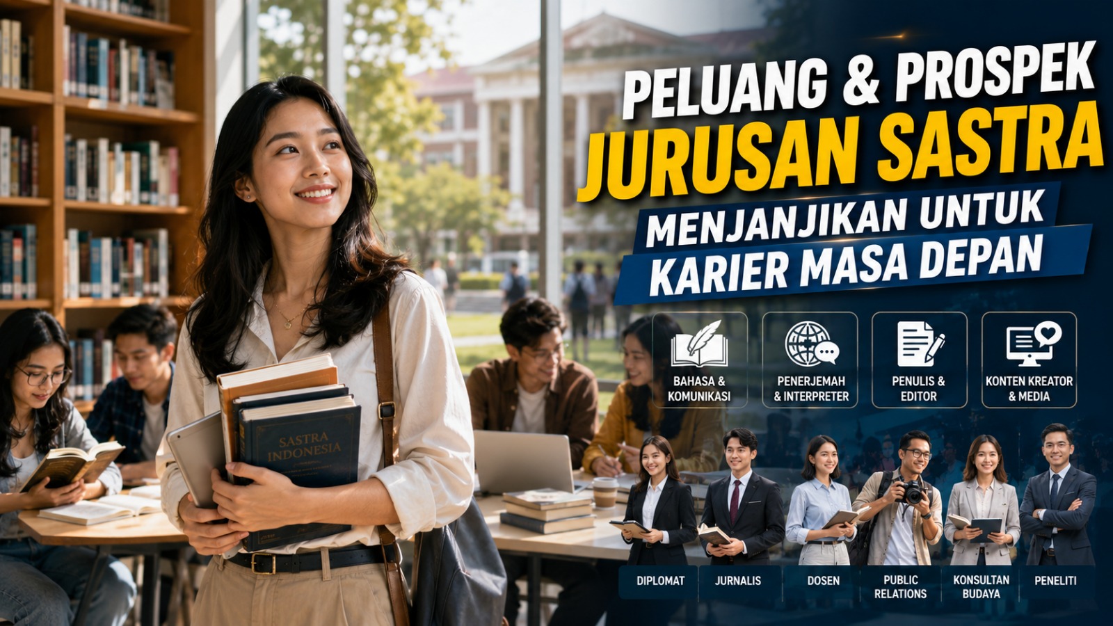 Peluang Dan Prospek Jurusan Sastra Yang Menjanjikan Untuk Karier Masa Depan