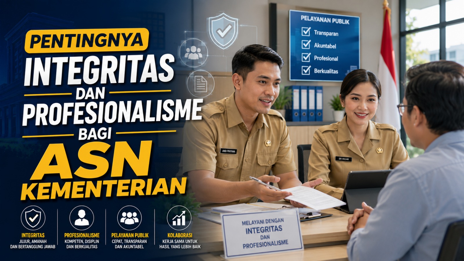 Pentingnya Integritas dan Profesionalisme bagi ASN Kementerian