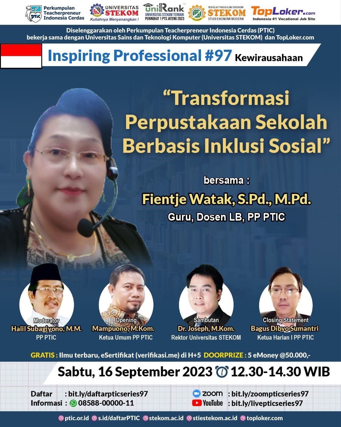 Inspiring Professional Transformasi Perpustakaan Sekolah Berbasis Inklusi Sosial