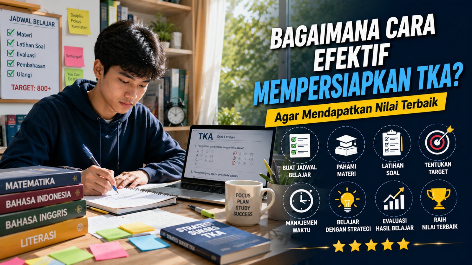 Bagaimana Cara Efektif Mempersiapkan TKA Agar Mendapatkan Nilai Terbaik?