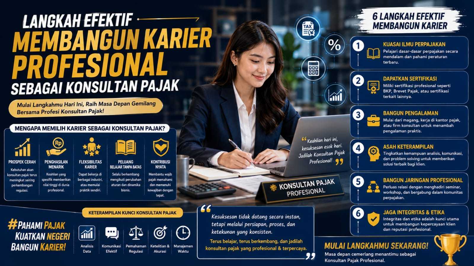 Langkah Efektif Membangun Karier Profesional sebagai Konsultan Pajak
