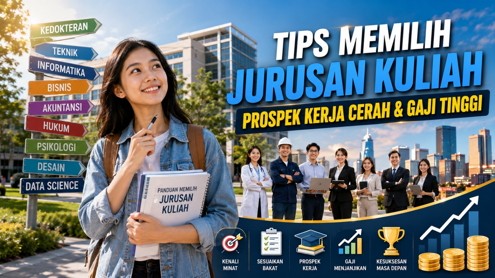 Tips Memilih Jurusan Kuliah Yang Menjanjikan Prospek Kerja Cerah Dan Gaji Tinggi