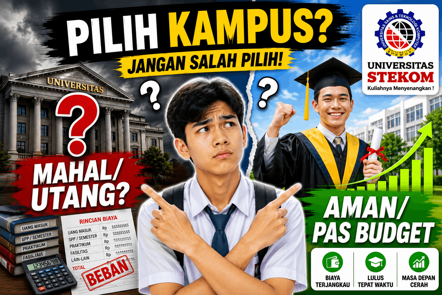 Cara Memilih Kampus Sesuai Kemampuan Finansial