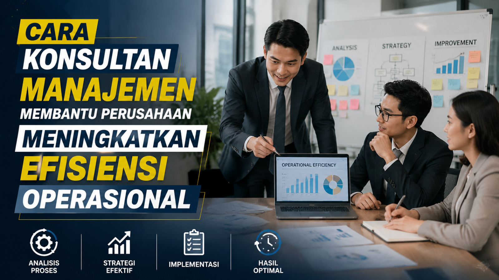 Cara Konsultan Manajemen Membantu Perusahaan Meningkatkan Efisiensi Operasional