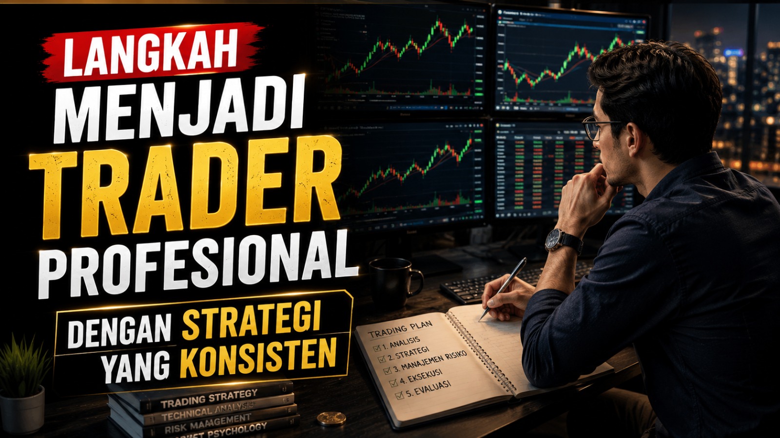 Langkah Menjadi Trader Profesional dengan Strategi yang Konsisten