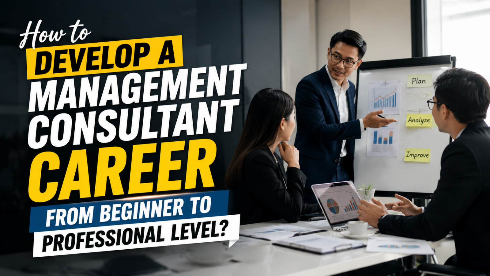 How To Develop A Management Consultant Career From Beginner To Professional Level?