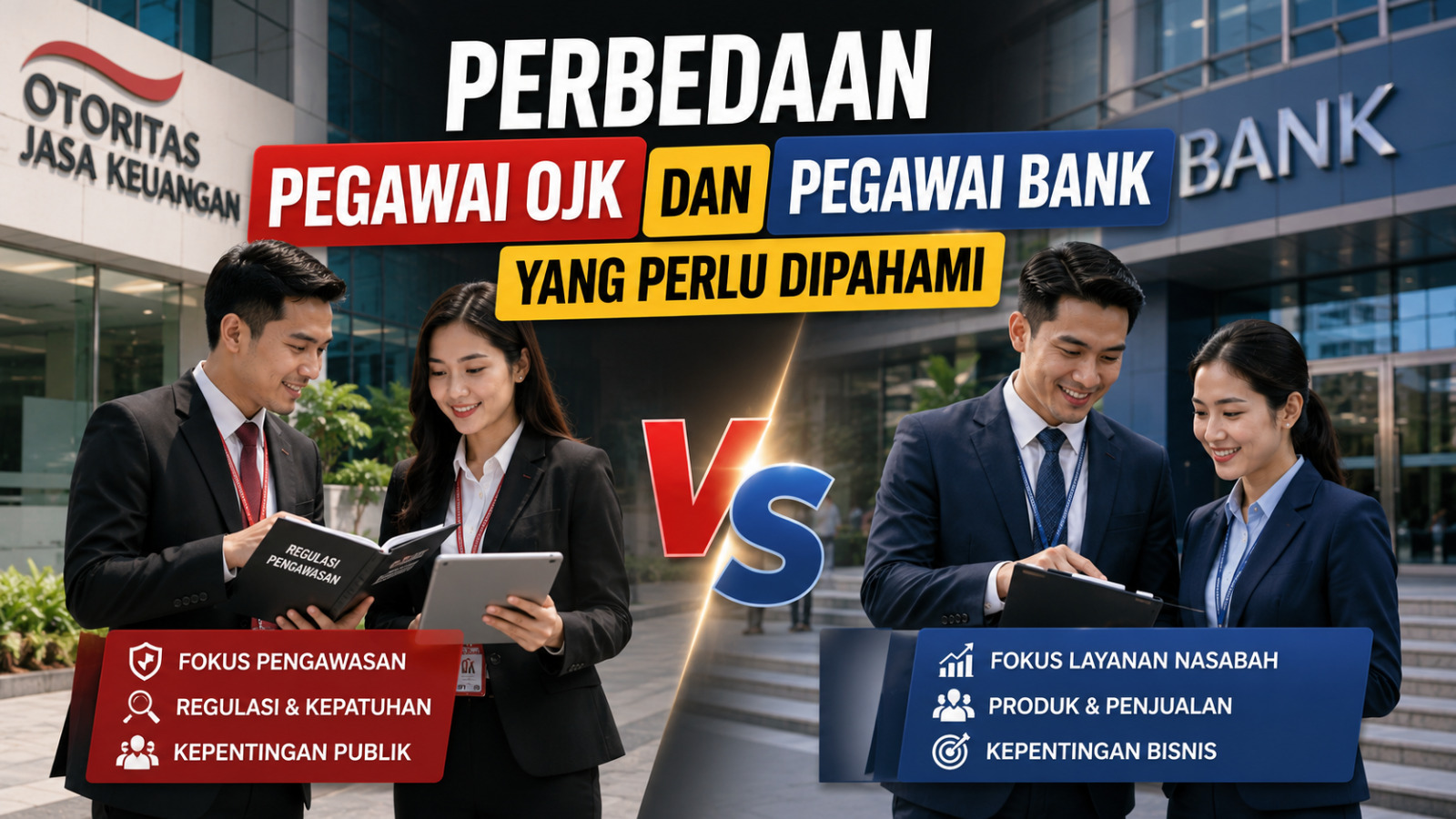 Perbedaan Pegawai OJK dan Pegawai Bank yang Perlu Dipahami