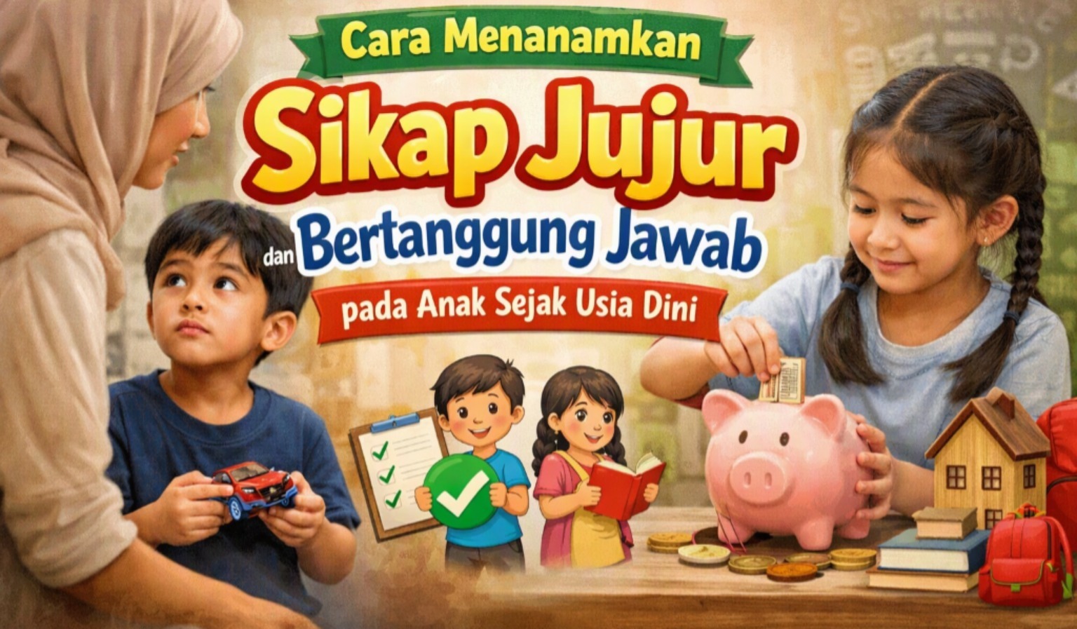 Cara Menanamkan Sikap Jujur dan Bertanggung Jawab pada Anak Sejak Usia Dini