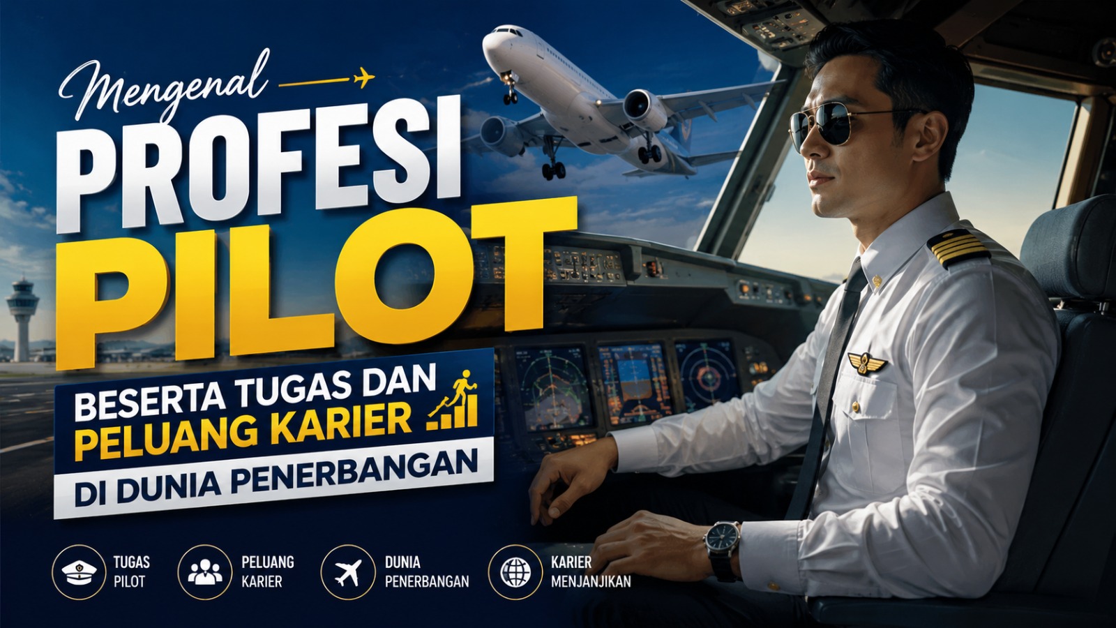Mengenal Profesi Pilot Beserta Tugas dan Peluang Karier di Dunia Penerbangan