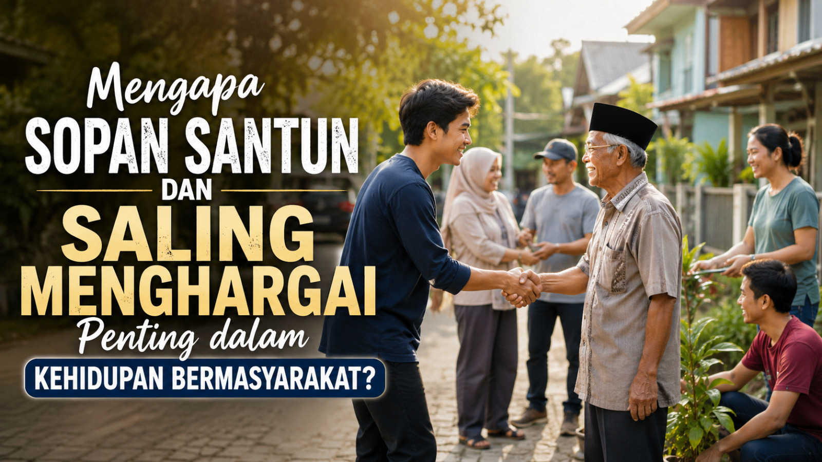 Mengapa Sopan Santun dan Saling Menghargai Penting dalam Kehidupan Bermasyarakat?