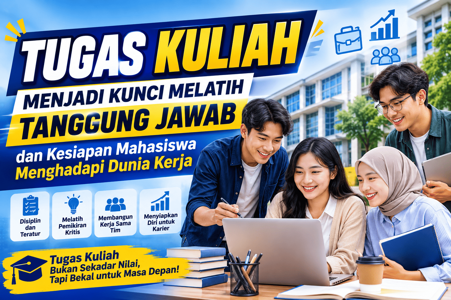 Tugas Kuliah Menjadi Kunci Melatih Tanggung Jawab dan Kesiapan Mahasiswa Menghadapi Dunia Kerja