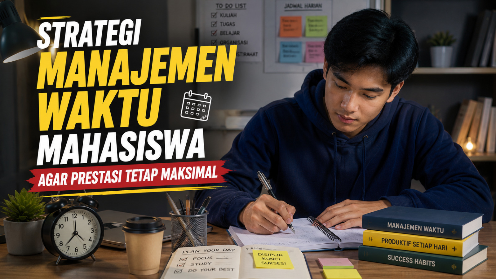 Strategi Manajemen Waktu Mahasiswa agar Prestasi Tetap Maksimal