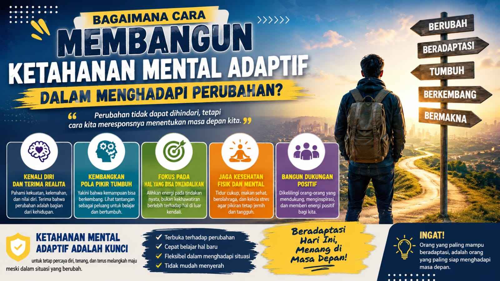 Bagaimana Cara Membangun Ketahanan Mental Adaptif Dalam Menghadapi Perubahan?