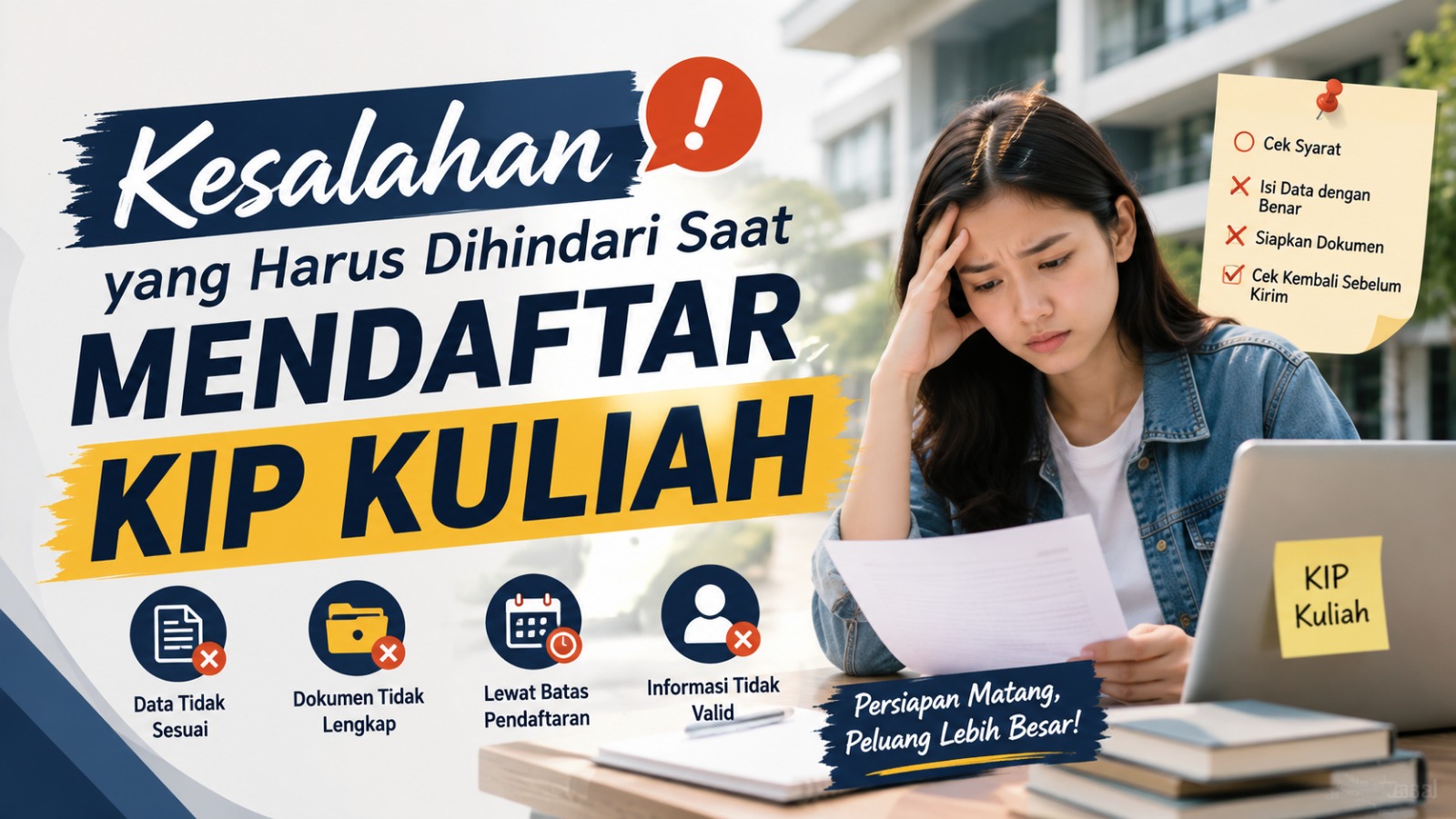 Kesalahan yang Harus Dihindari Saat Mendaftar KIP Kuliah