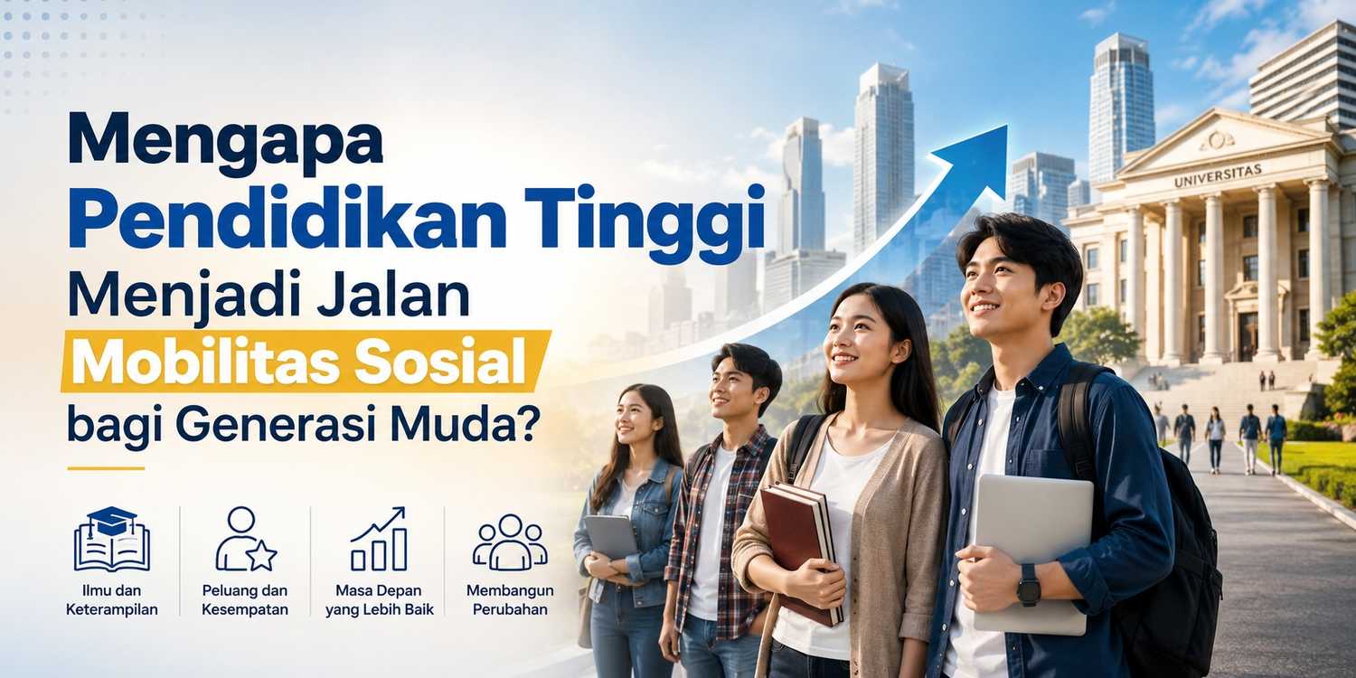 Mengapa Pendidikan Tinggi Menjadi Jalan Mobilitas Sosial bagi Generasi Muda?