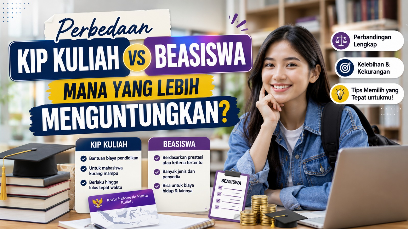 Perbedaan KIP Kuliah dan Beasiswa Mana yang Lebih Menguntungkan?