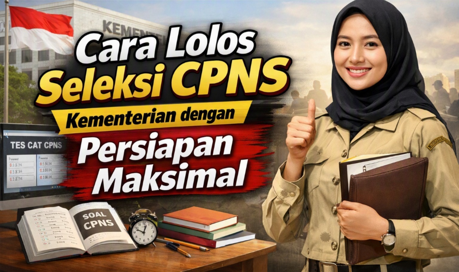 Cara Lolos Seleksi CPNS Kementerian dengan Persiapan Maksimal