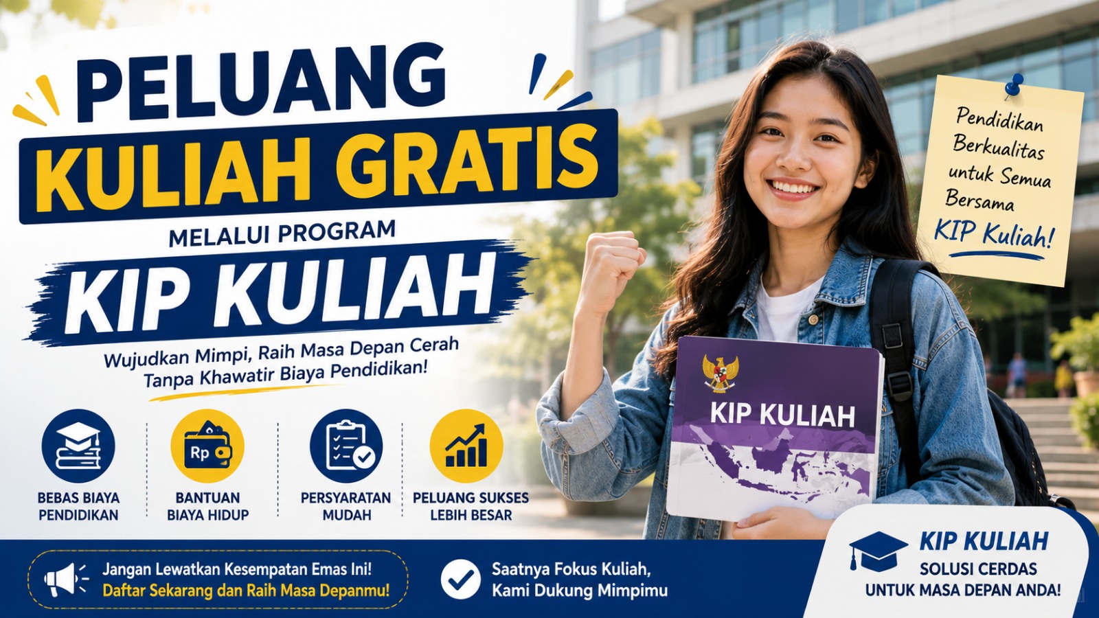 Peluang Kuliah Gratis Melalui Program KIP Kuliah