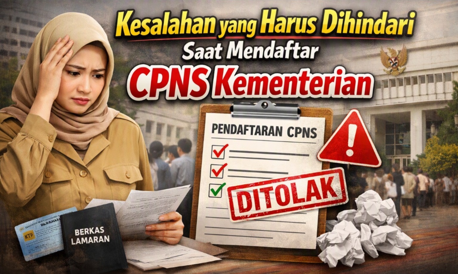 Kesalahan yang Harus Dihindari Saat Mendaftar CPNS Kementerian