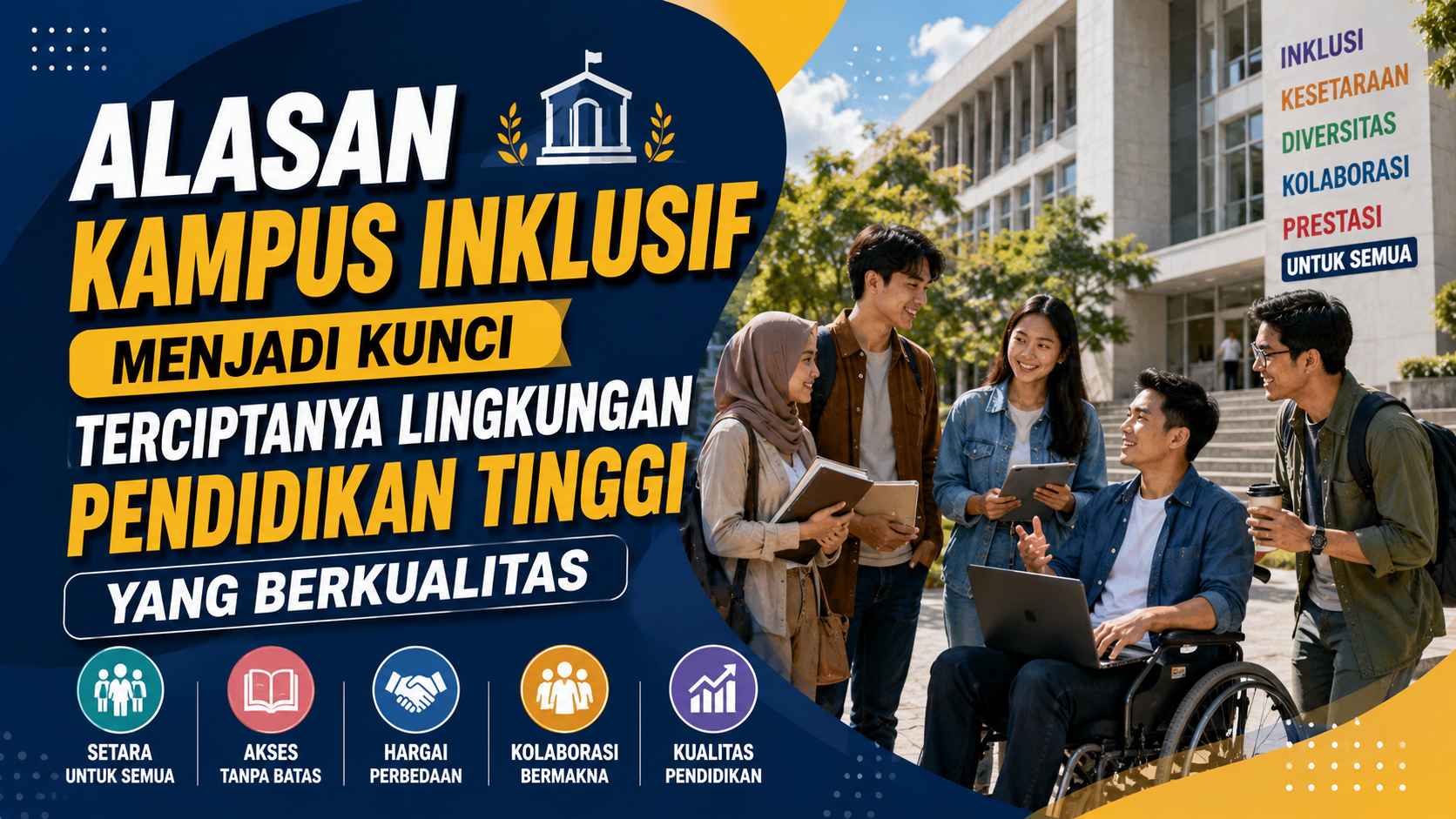 Alasan Kampus Inklusif Menjadi Kunci Terciptanya Lingkungan Pendidikan Tinggi yang Berkualitas