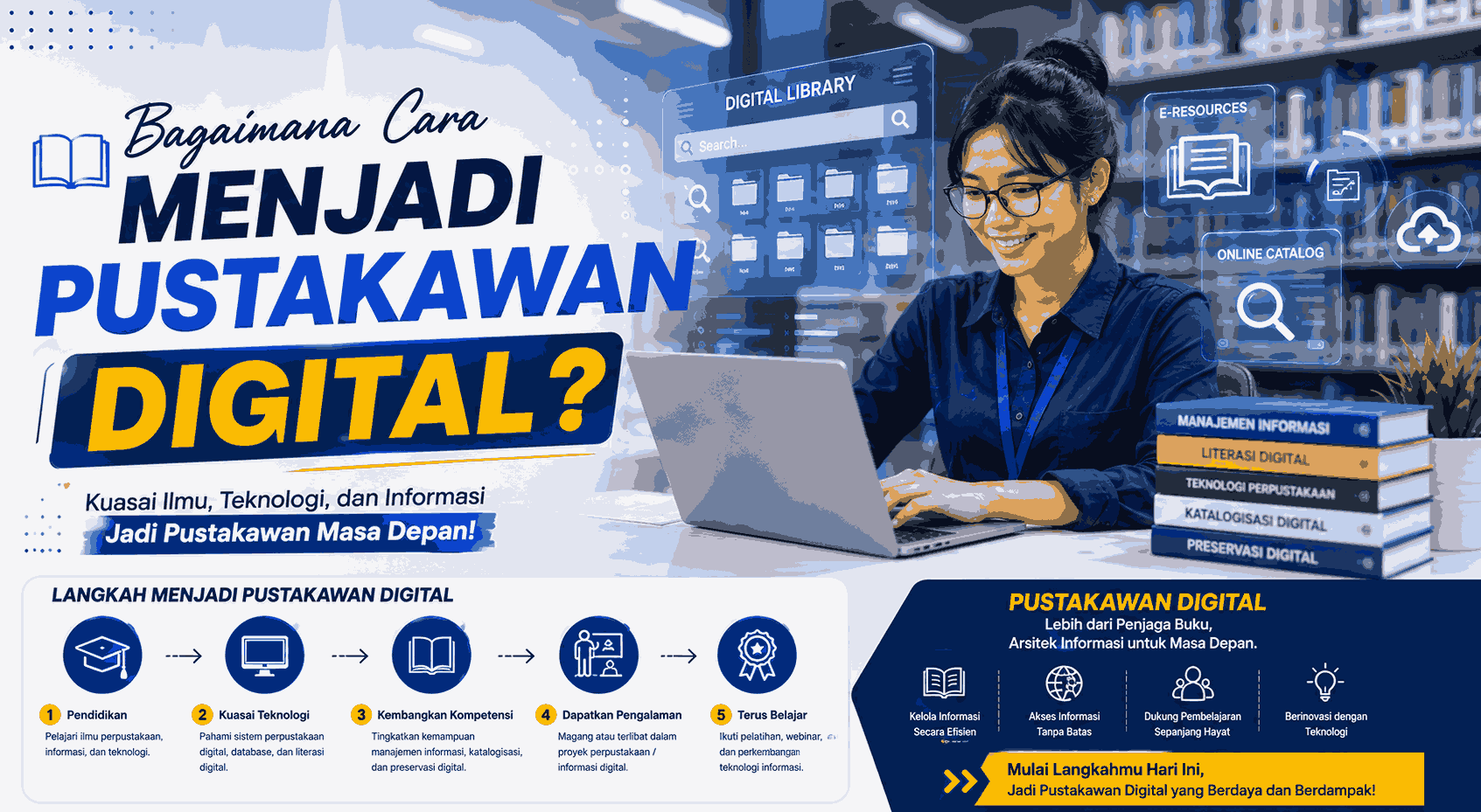 Bagaimana Cara Menjadi Pustakawan Digital?