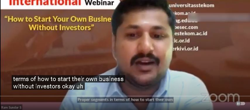 Seminar internasional Universitas STEKOM : "Cara Memulai Bisnis Tanpa Investor&rdquo;, Part 1