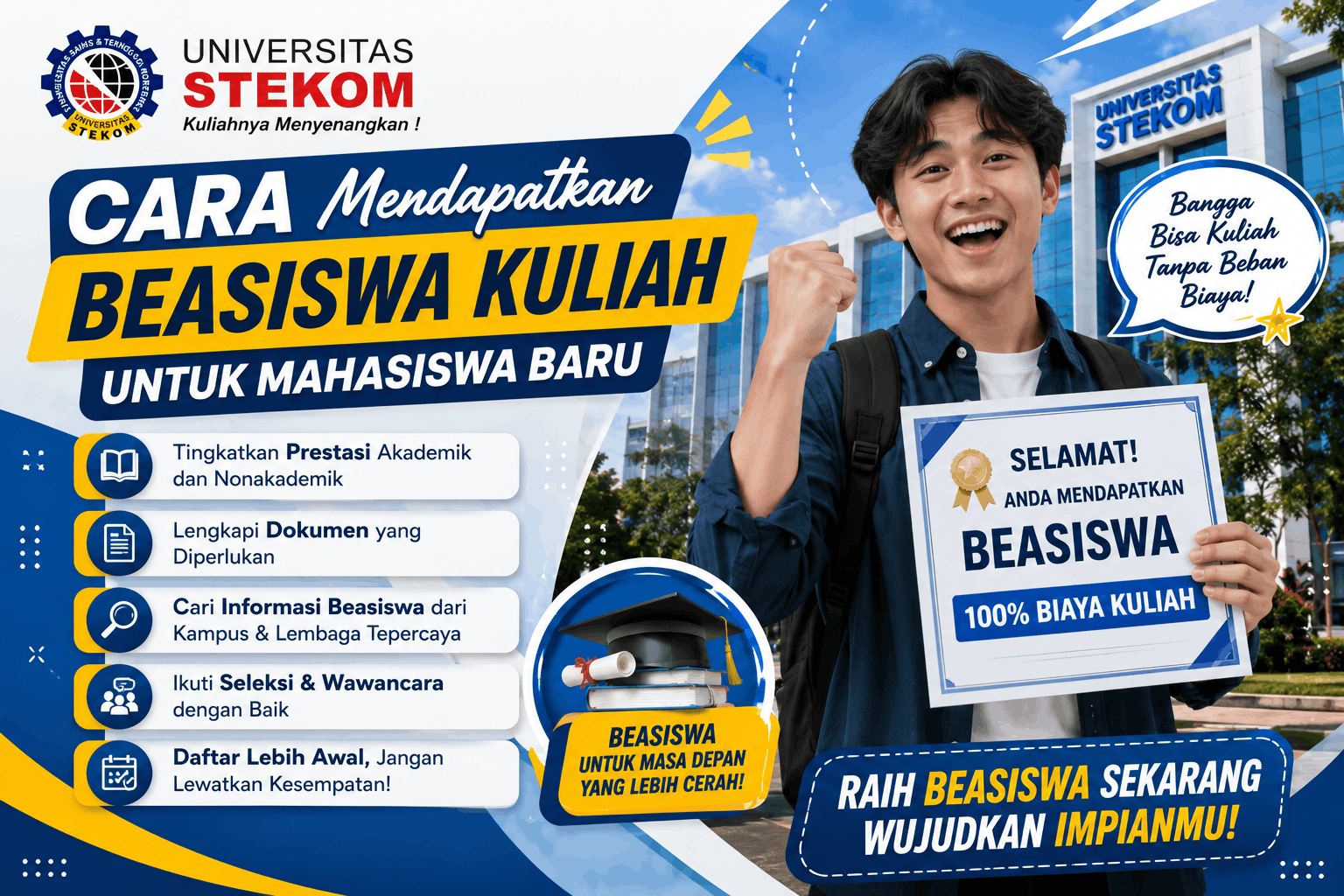 Cara Mendapatkan Beasiswa Kuliah untuk Mahasiswa Baru