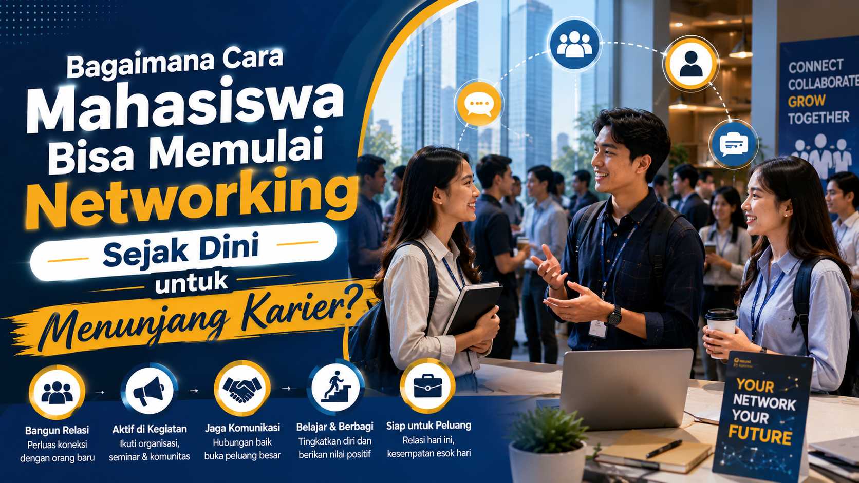 Tips Cara Mahasiswa Bisa Memulai Networking Sejak Dini untuk Menunjang Karier?
