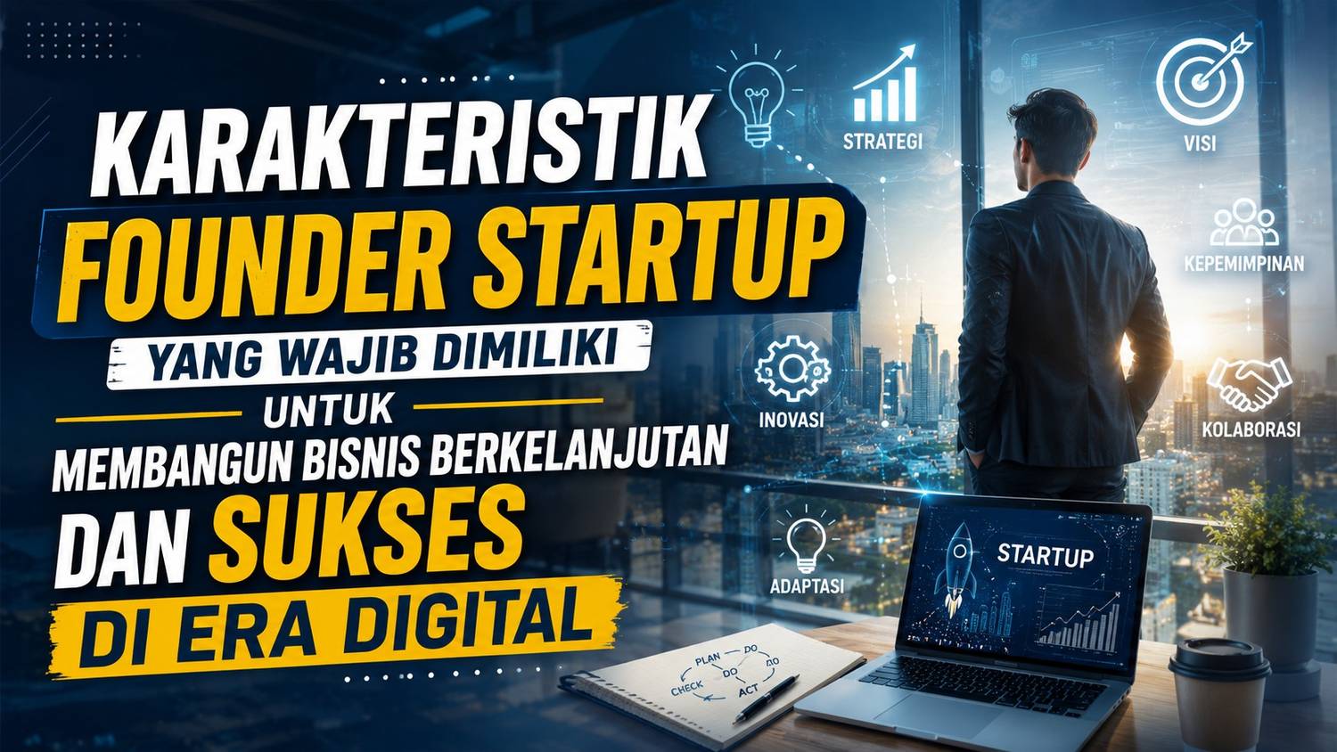 Karakteristik Founder Startup yang Wajib Dimiliki untuk Membangun Bisnis Berkelanjutan dan Sukses di Era Digital