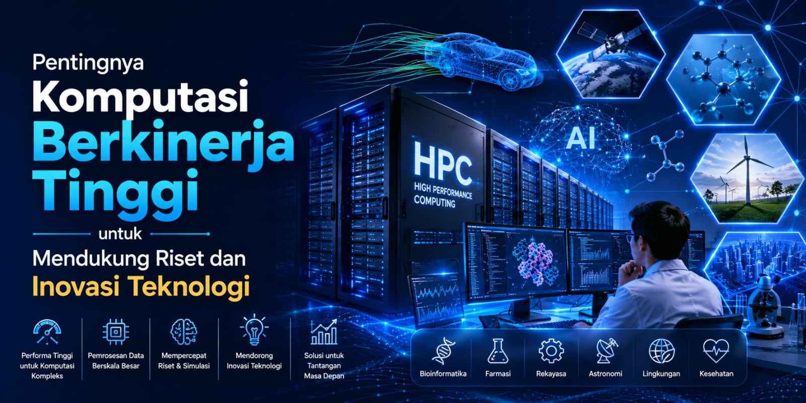 Pentingnya Komputasi Berkinerja Tinggi untuk Mendukung Riset dan Inovasi Teknologi