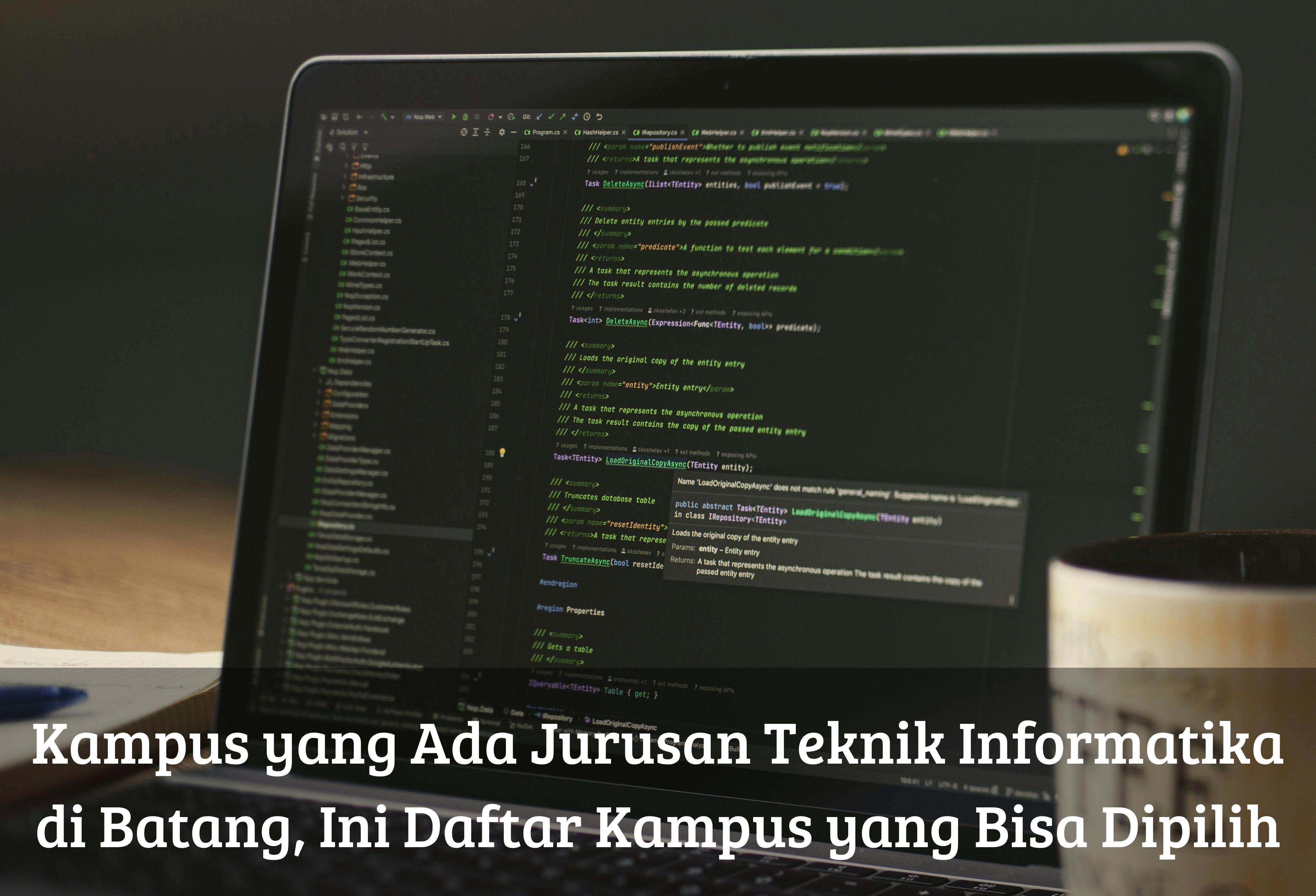 Kampus yang Ada Jurusan Teknik Informatika di Batang, Ini Daftar Kampus yang Bisa Dipilih