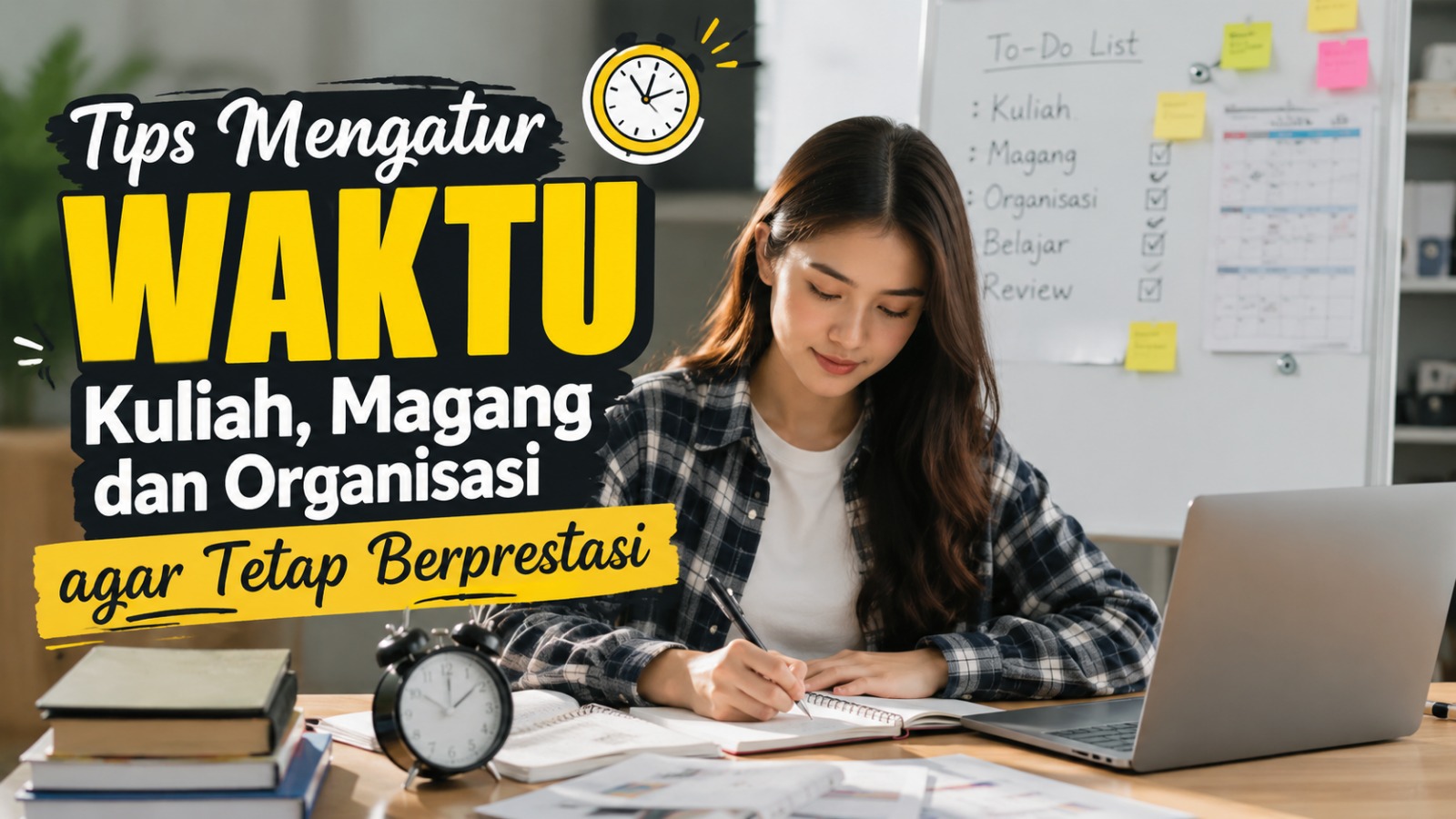 Tips Mengatur Waktu Kuliah Magang dan Organisasi agar Tetap Berprestasi