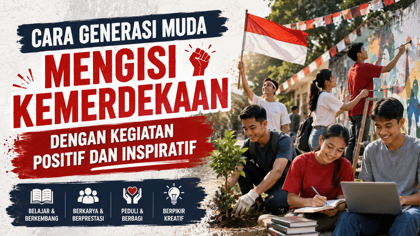 Cara Generasi Muda Mengisi Kemerdekaan Dengan Kegiatan Positif Dan Inspiratif