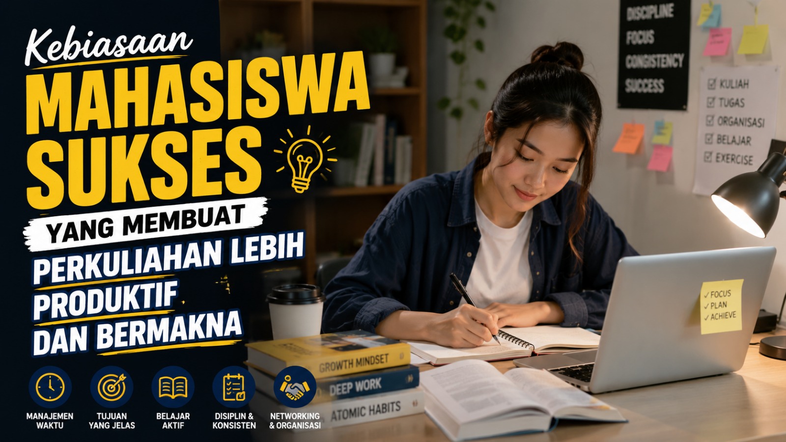 Kebiasaan Mahasiswa Sukses yang Membuat Perkuliahan Lebih Produktif dan Bermakna