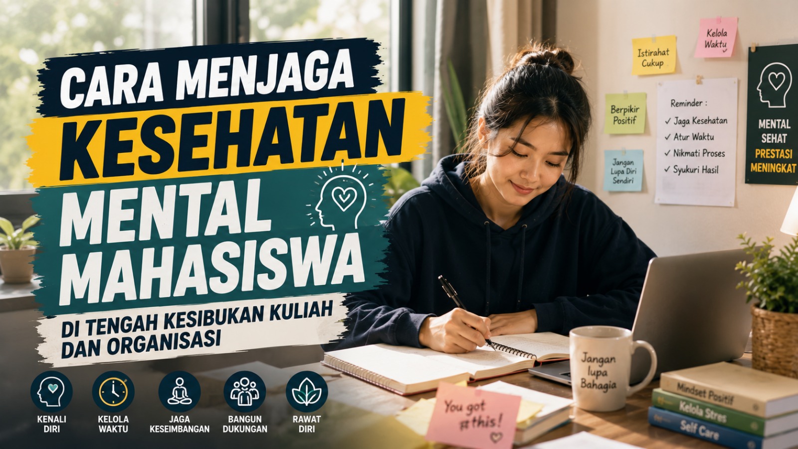 Cara Menjaga Kesehatan Mental Mahasiswa di Tengah Kesibukan Kuliah dan Organisasi